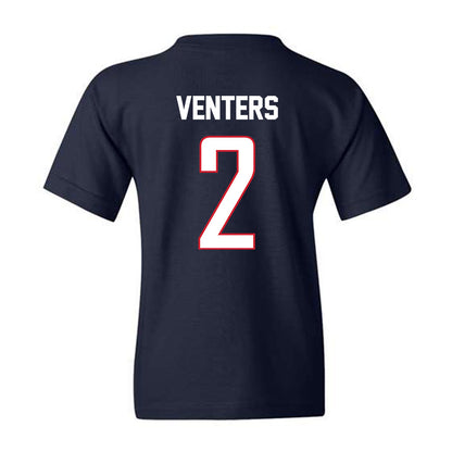 Gonzaga - NCAA Men's Basketball : Steele Venters - Youth T-Shirt Classic Shersey