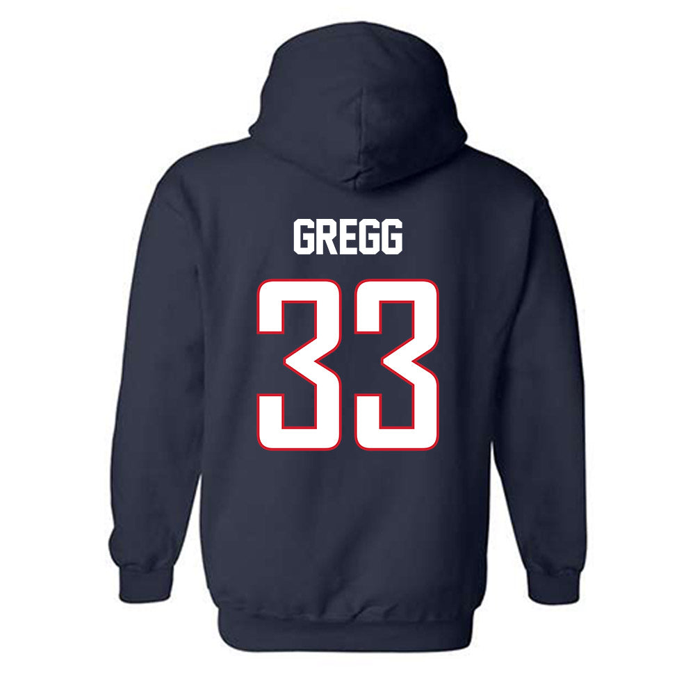 Gonzaga - NCAA Men's Basketball : Benjamin Gregg - Hooded Sweatshirt Classic Shersey