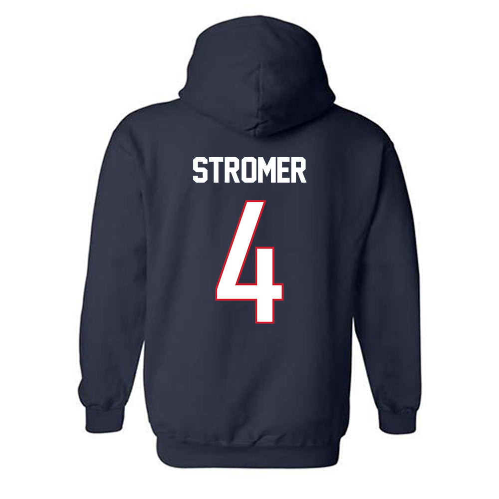 Gonzaga - NCAA Men's Basketball : Dusty Stromer - Hooded Sweatshirt Classic Shersey