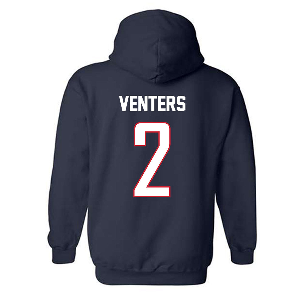 Gonzaga - NCAA Men's Basketball : Steele Venters - Hooded Sweatshirt Classic Shersey