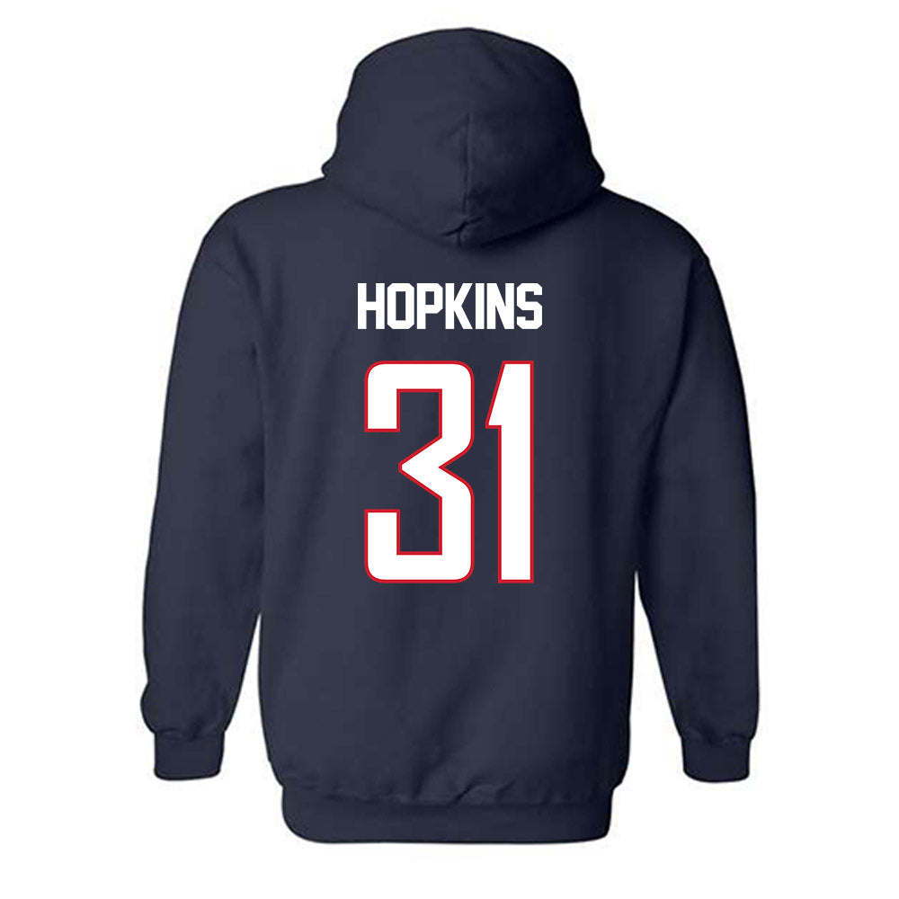 Gonzaga - NCAA Women's Basketball : Ella Hopkins - Hooded Sweatshirt Classic Shersey