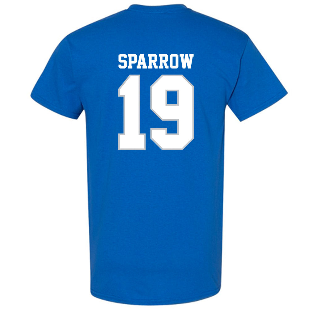 MTSU - NCAA Football : A'Varius Sparrow - Royal Classic Shersey Short Sleeve T-Shirt