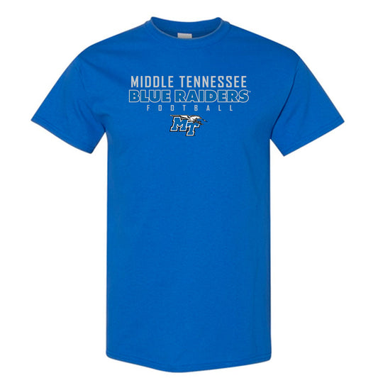 MTSU - NCAA Football : Aaron Wood - Royal Classic Shersey Short Sleeve T-Shirt