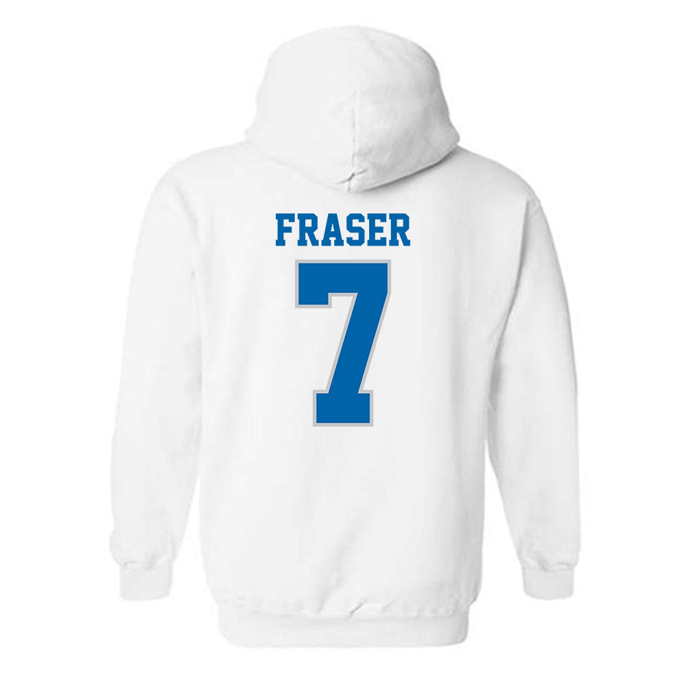 MTSU - NCAA Women's Soccer : Taijah Fraser - White Sports Shersey Hooded Sweatshirt