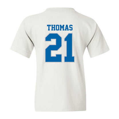 MTSU - NCAA Women's Soccer : Delaney Thomas - White Sports Shersey Youth T-Shirt