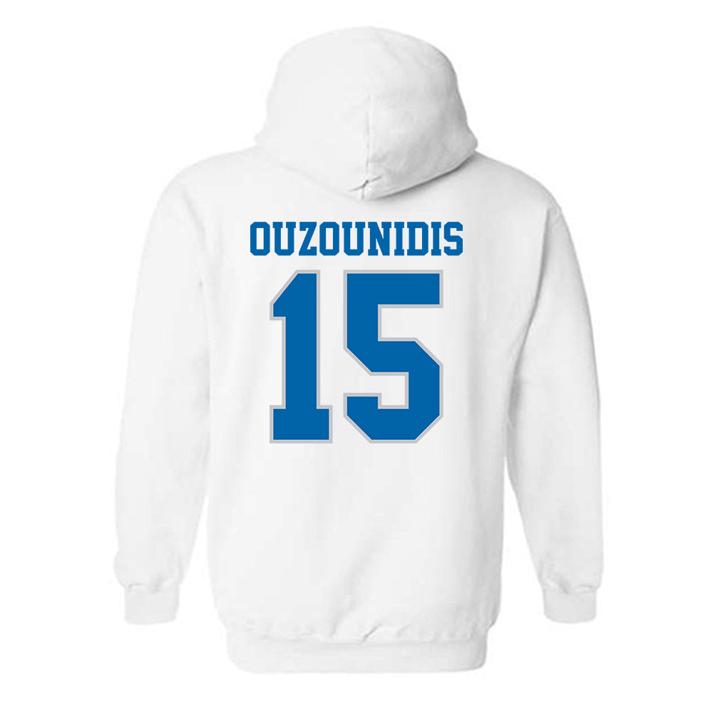MTSU - NCAA Women's Soccer : Olivia Ouzounidis - White Sports Shersey Hooded Sweatshirt