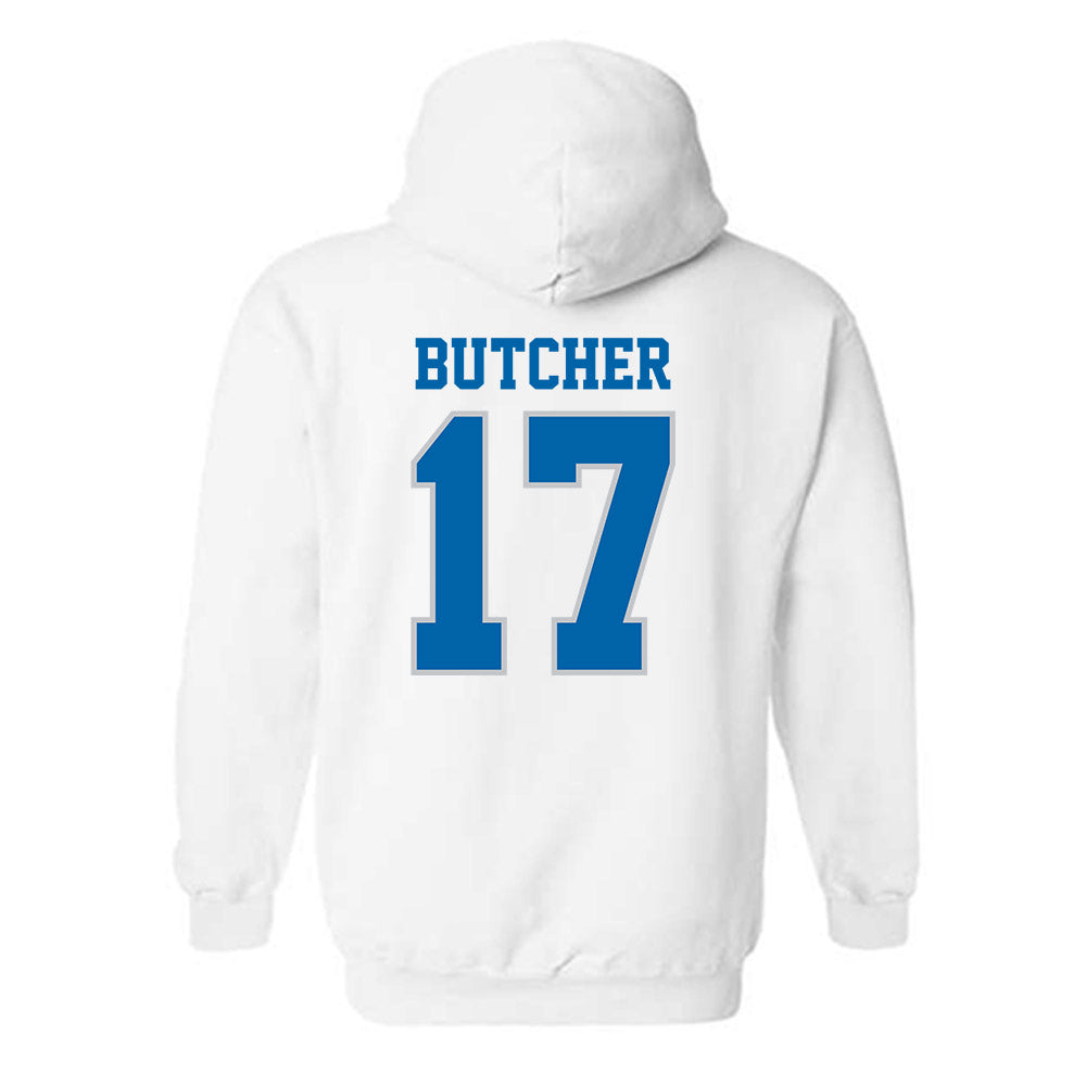 MTSU - NCAA Women's Soccer : Kaitlyn Butcher - White Sports Shersey Hooded Sweatshirt