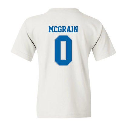 MTSU - NCAA Women's Soccer : Emily McGrain - White Sports Shersey Youth T-Shirt