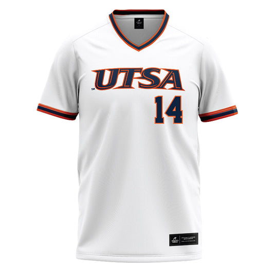 UTSA - NCAA Baseball : Ryan Ward - Baseball Jersey White