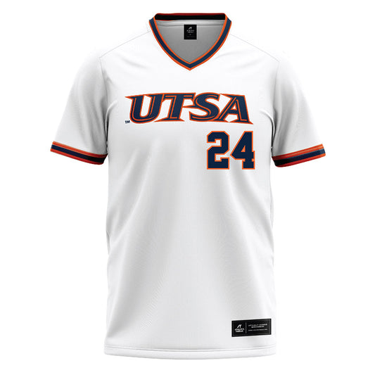 UTSA - NCAA Baseball : Dalton Porter - Baseball Jersey White