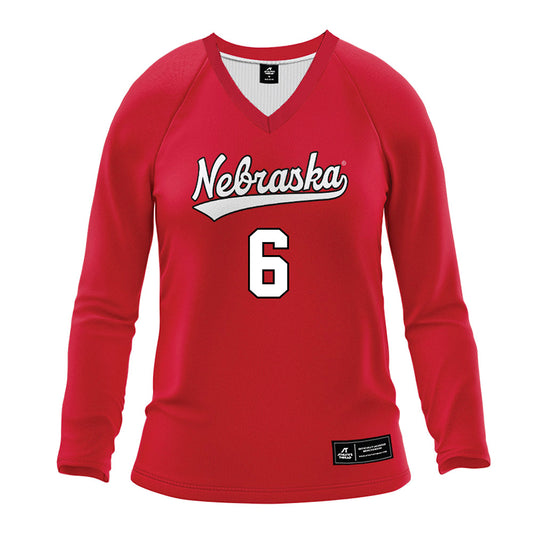 Nebraska - NCAA Women's Volleyball : Laney Choboy - Red Jersey