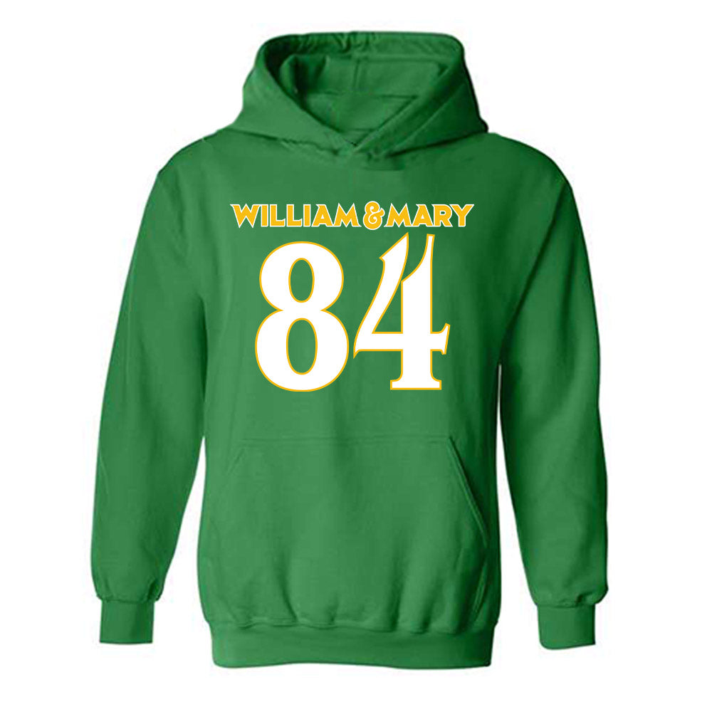 William & Mary - NCAA Football : Joseph Johnson III - Replica Shersey Hooded Sweatshirt