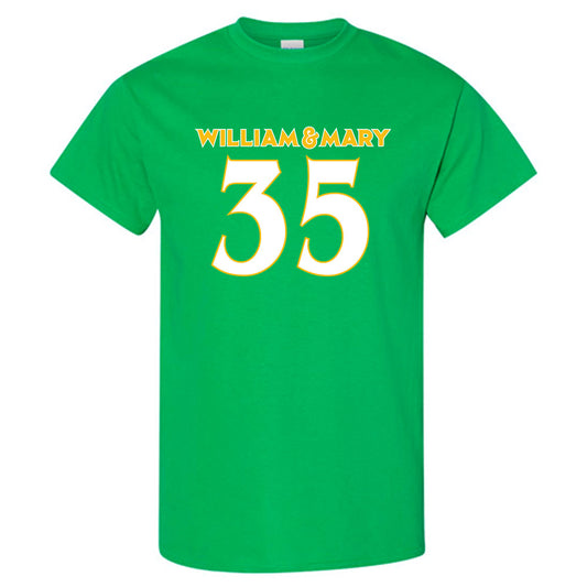 William & Mary - NCAA Football : Quinn Osborne -  Green Short Sleeve T-Shirt