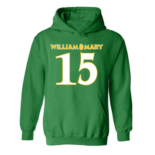 William & Mary - NCAA Football : Bryce Barnes -  Replica Hooded Sweatshirt