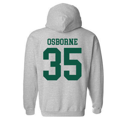William & Mary - NCAA Football : Quinn Osborne - Grey Classic Hooded Sweatshirt