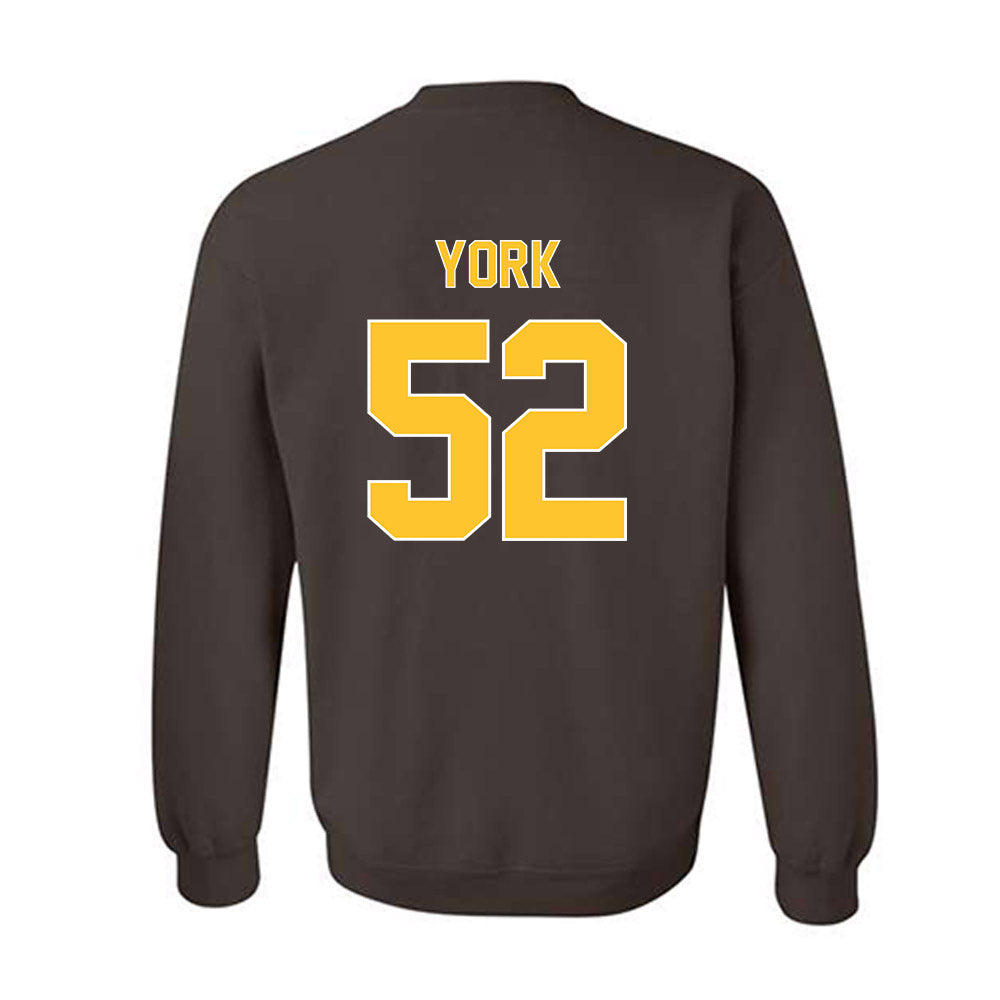 Wyoming - NCAA Football : Carson York - Classic Shersey Sweatshirt