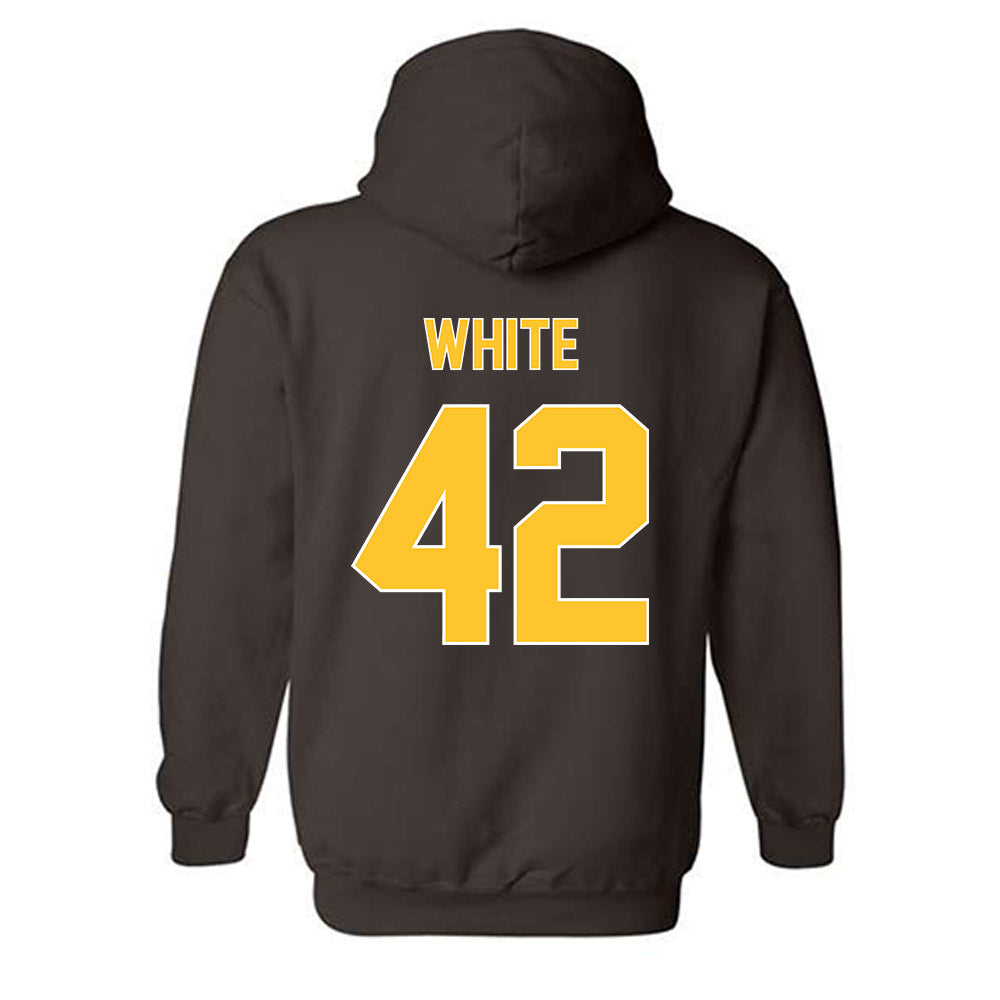 Wyoming - NCAA Football : Isaac White - Classic Shersey Hooded Sweatshirt
