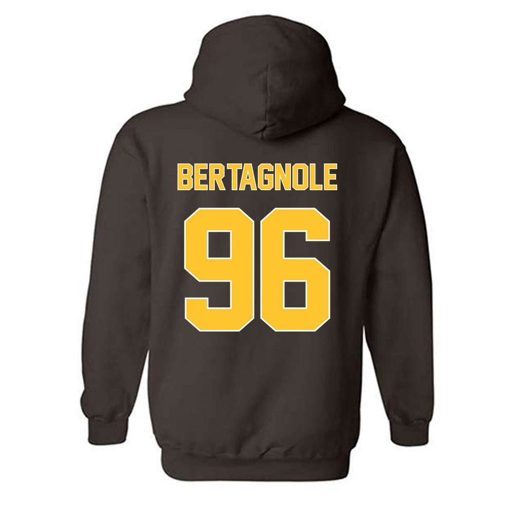 Wyoming - NCAA Football : Jordan Bertagnole - Classic Shersey Hooded Sweatshirt