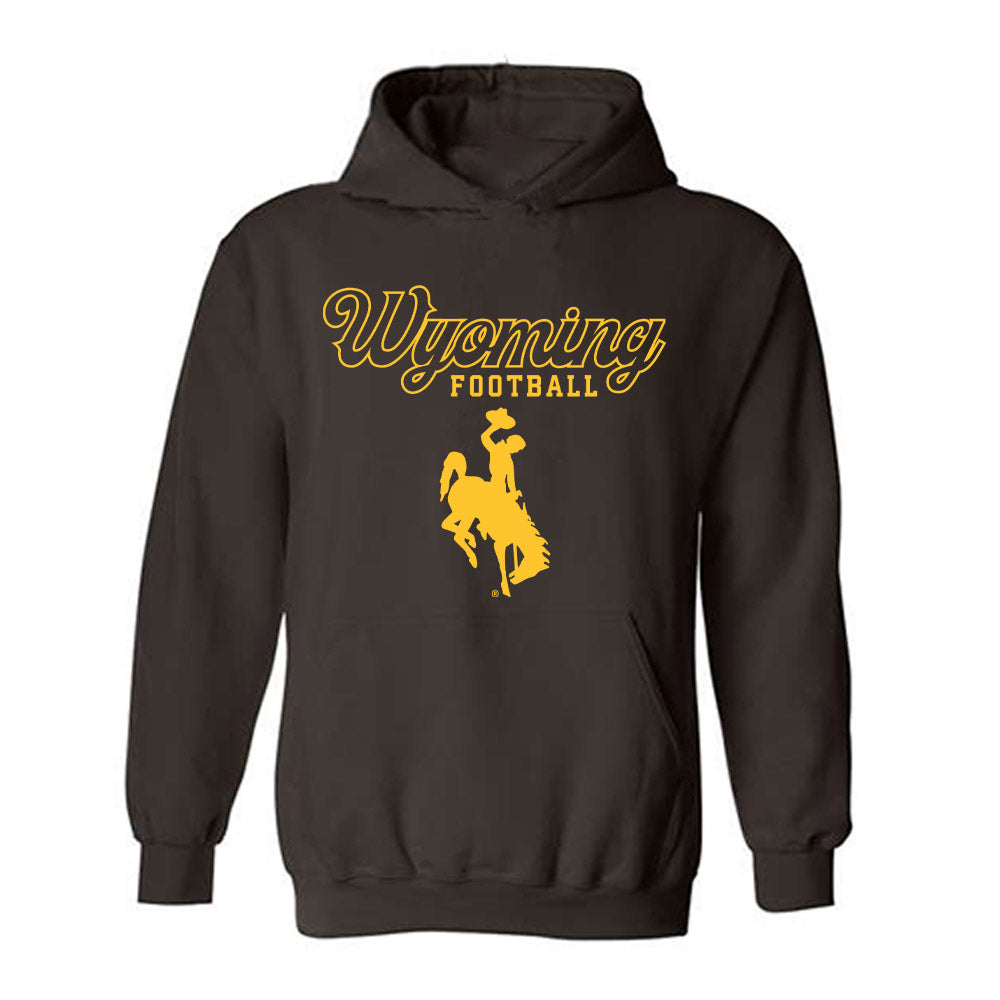 Wyoming - NCAA Football : Andrew Johnson - Classic Shersey Hooded Sweatshirt