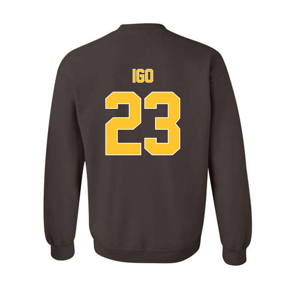 Wyoming - NCAA Women's Basketball : Joslin Igo - Crewneck Sweatshirt Classic Shersey