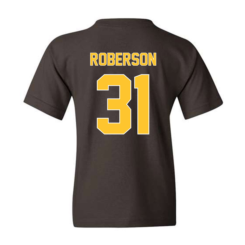 Wyoming - NCAA Men's Basketball : Cort Roberson - Youth T-Shirt Classic Shersey