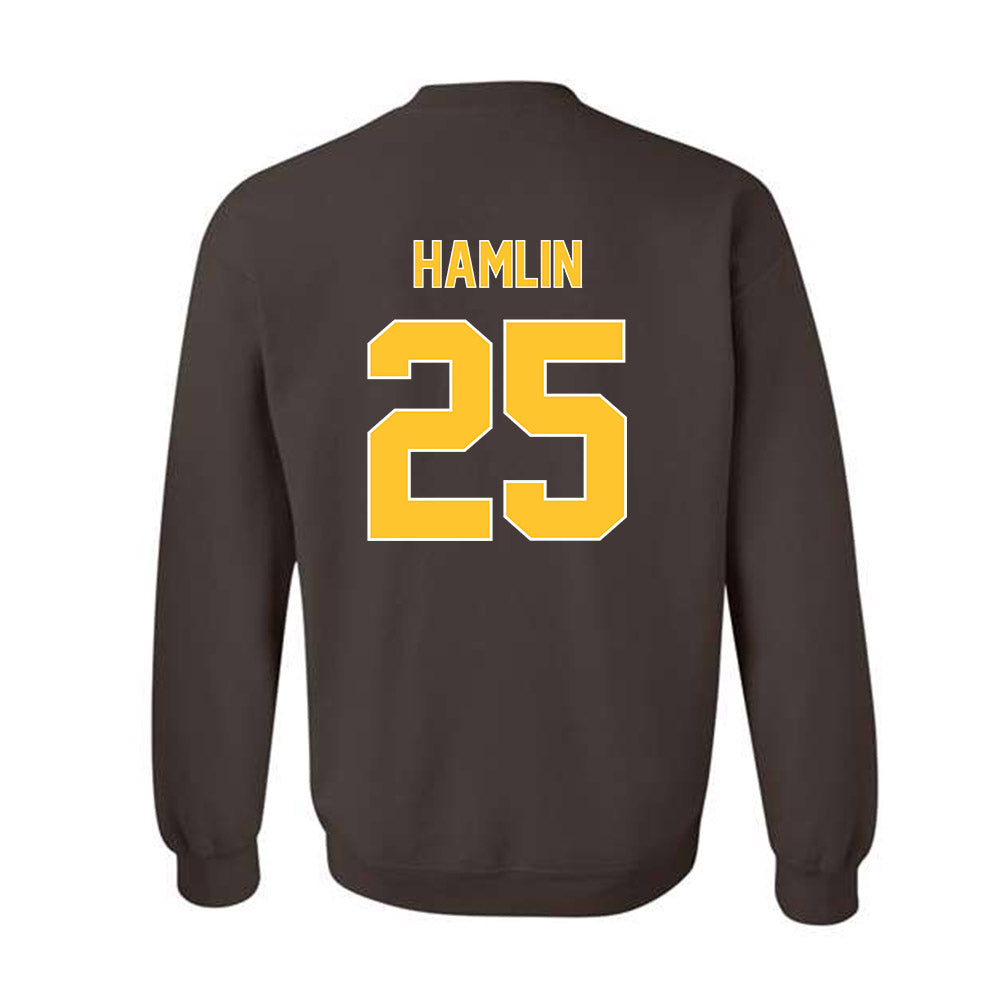Wyoming - NCAA Women's Basketball : Mikyn Hamlin - Crewneck Sweatshirt Classic Shersey