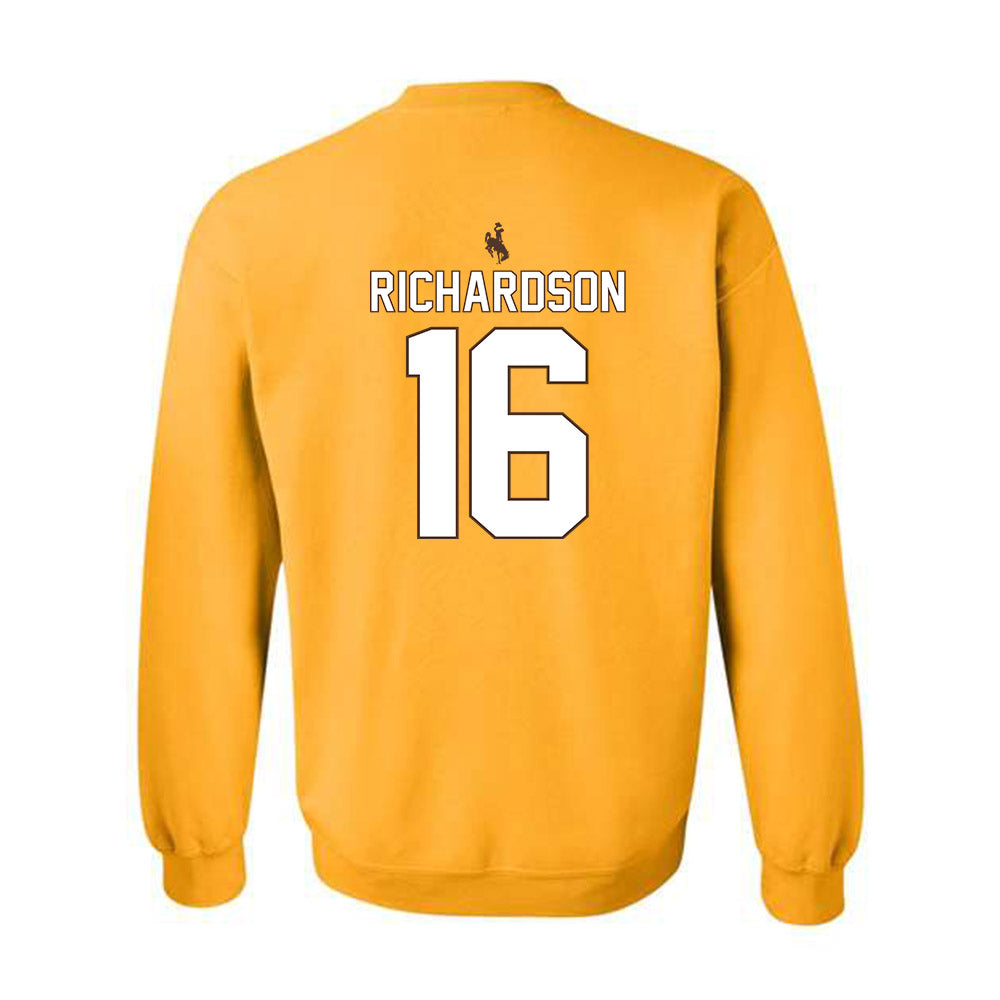 Wyoming - NCAA Women's Soccer : Raegan Richardson - Crewneck Sweatshirt Classic Shersey