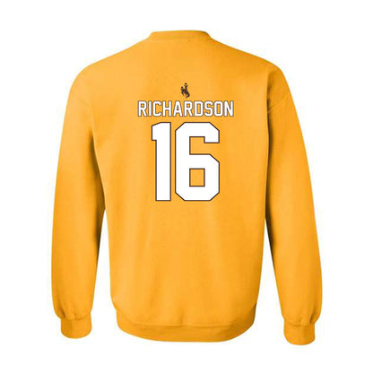 Wyoming - NCAA Women's Soccer : Raegan Richardson - Crewneck Sweatshirt Classic Shersey
