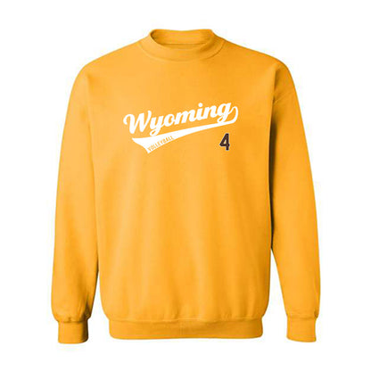 Wyoming - NCAA Women's Volleyball : Macey Boggs - Gold Classic Shersey Sweatshirt