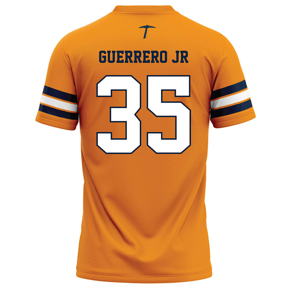 LASublimation UTEP - NCAA Football : Jaime Guerrero Jr - Orange Jersey FullColor / Youthxl