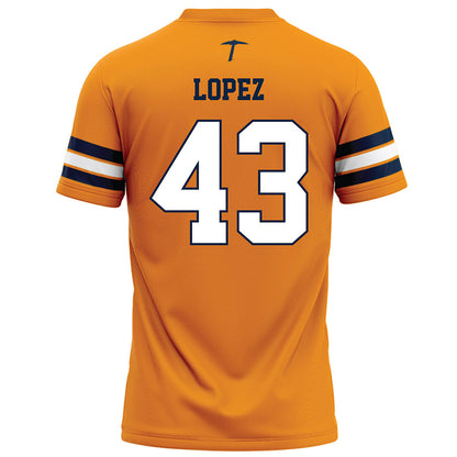 UTEP - NCAA Football : Julian Lopez - Orange Jersey