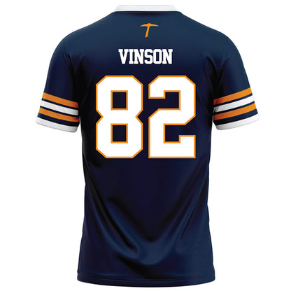 UTEP - NCAA Football : Marcus Vinson - Navy Jersey