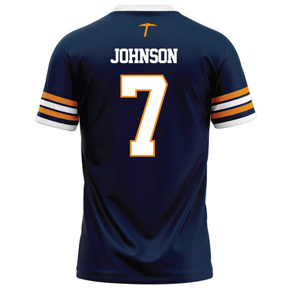 UTEP - NCAA Football : Kadarion Johnson - Navy Jersey