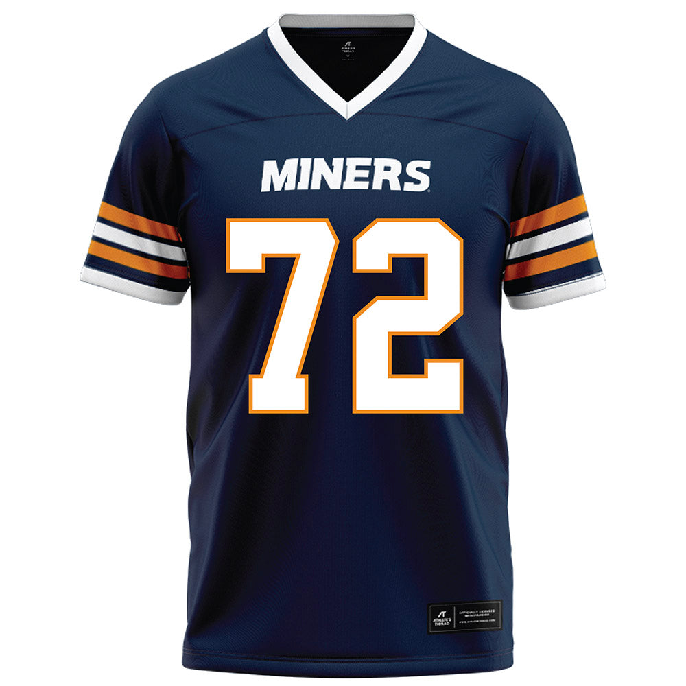 UTEP - NCAA Football : Tyrone McDuffie - Navy Jersey