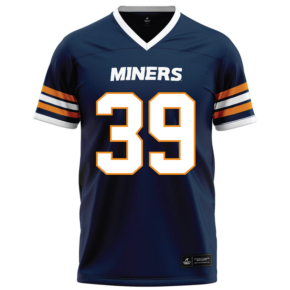 UTEP - NCAA Football : Joshua Hancock - Navy Jersey