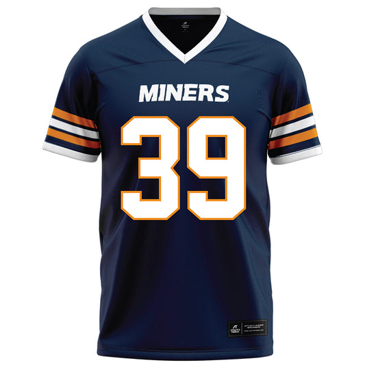 UTEP - NCAA Football : Joshua Hancock - Navy Jersey