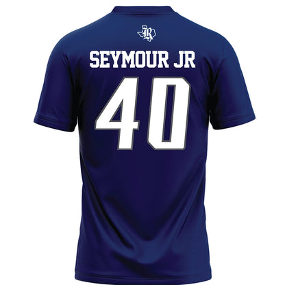 Rice - NCAA Football : Kenneth Seymour Jr - Navy Blue Jersey