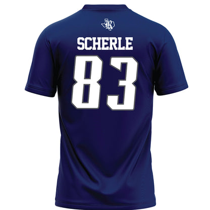 Rice - NCAA Football : Alexander Scherle - Navy Blue Jersey