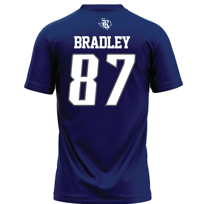 Rice - NCAA Football : Jack Bradley - Navy Blue Jersey