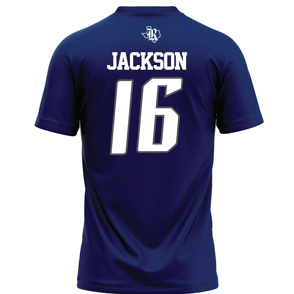 Rice - NCAA Football : Quinton Jackson - Navy Blue Jersey