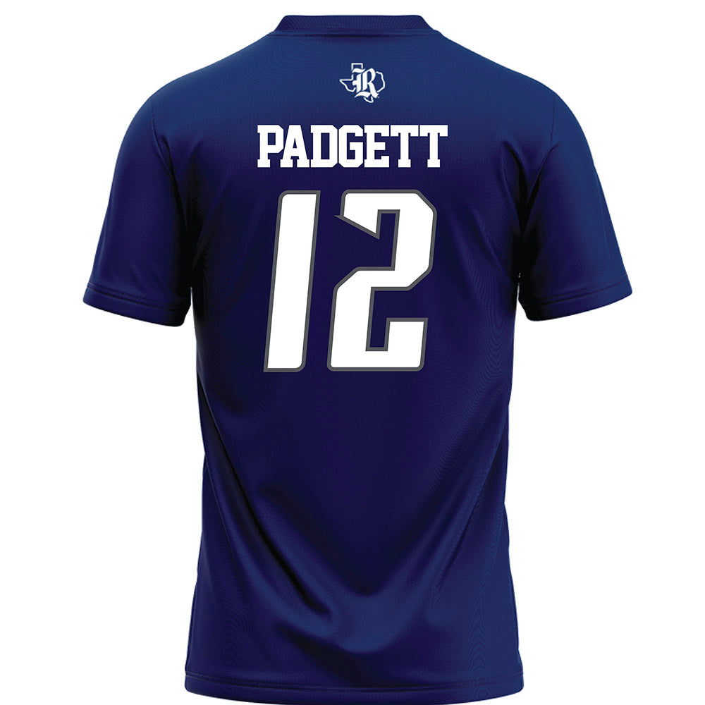 Rice - NCAA Football : AJ Padgett - Navy Blue Jersey