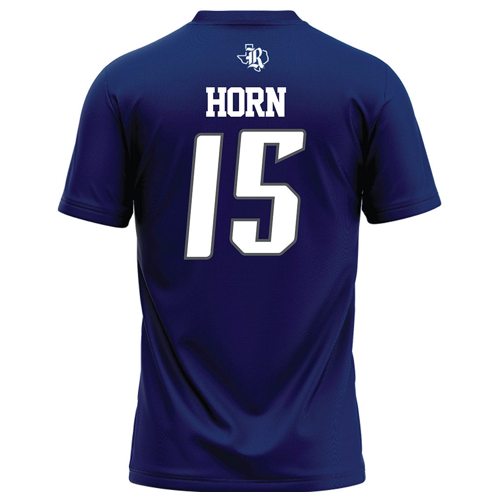 Rice - NCAA Football : Timothy Horn - Navy Blue Jersey