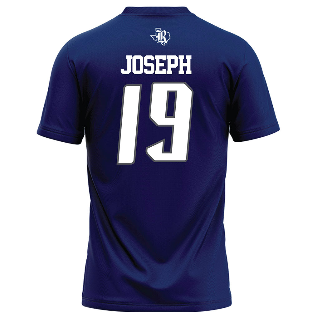 Rice - NCAA Football : Ichmael Joseph - Navy Blue Jersey