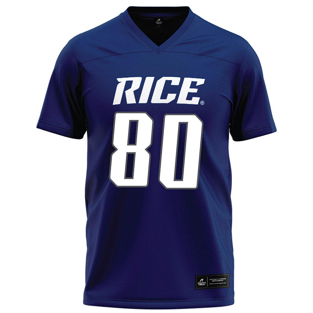 Rice - NCAA Football : Rawson MacNeill - Navy Blue Jersey
