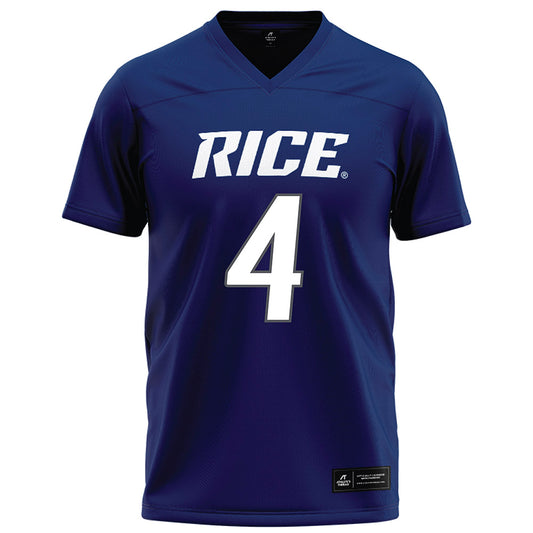 Rice - NCAA Football : Colin Giffen - Navy Blue Jersey