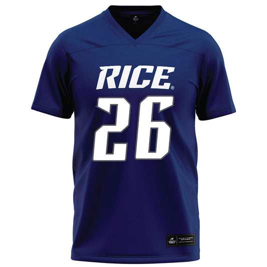 Rice - NCAA Football : Gabe Taylor - Navy Blue Jersey