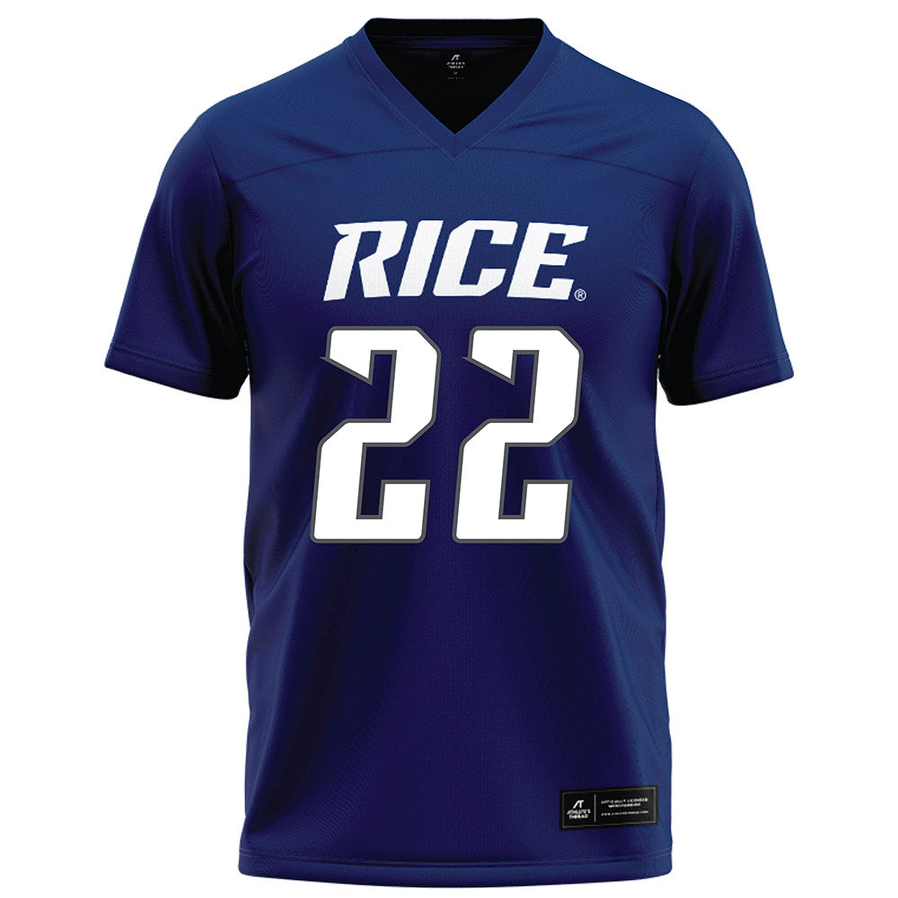 Rice - NCAA Football : Ryan Guillo - Navy Blue Jersey