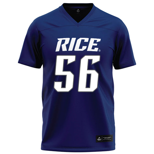 Rice - NCAA Football : Nate Bledsoe - Navy Blue Jersey