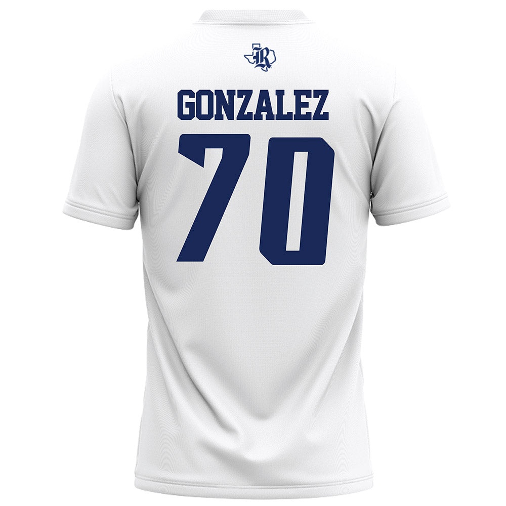 Rice - NCAA Football : Isaiah Gonzalez - White AAC Jersey