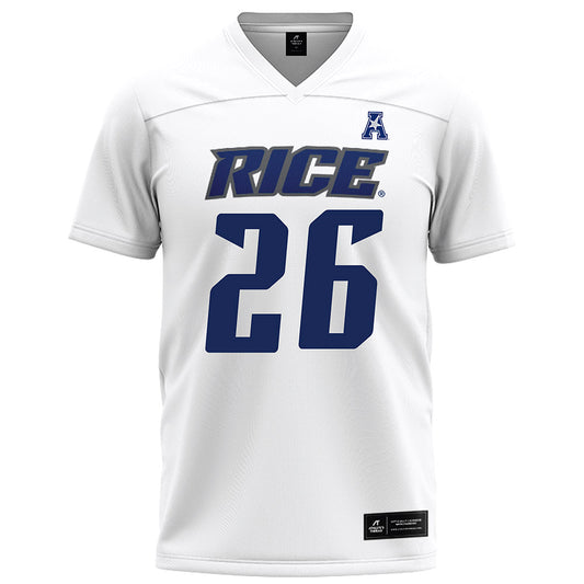 Rice - NCAA Football : Gabe Taylor - White AAC Jersey